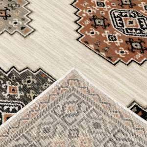 Oriental Weavers Georgia Indoor Area Rug - Power Loomed Polypropylene, Perfect For Farmhouse And Modern Styles Ivory,Multi Polypropylene G640a0055230st