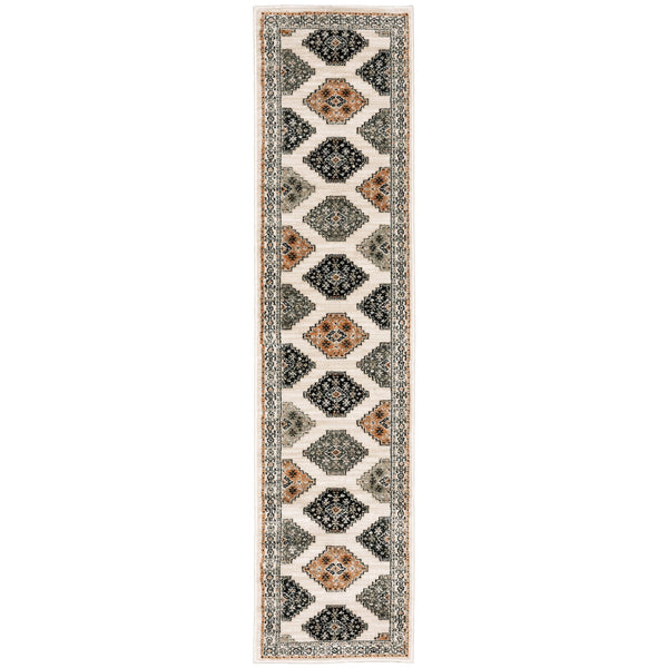 Oriental Weavers Georgia Indoor Area Rug - Power Loomed Polypropylene, Perfect For Farmhouse And Modern Styles Ivory,Multi Polypropylene G640a0055230st