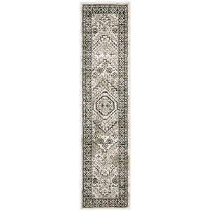 Oriental Weavers Georgia Indoor Area Rug – Stylish Power Loomed Design For Farmhouse Charm And Modern Elegance Ivory,Grey Polypropylene G659c0055230st
