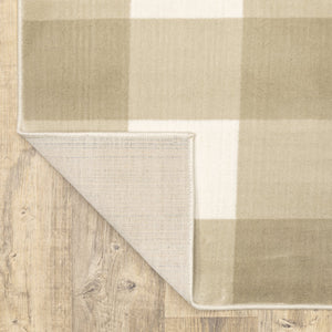 Oriental Weavers Georgia Indoor Area Rug - Versatile Power Loomed Design, Perfect For Farmhouse And Modern Styles Beige,Ivory Polypropylene G678a0055230st