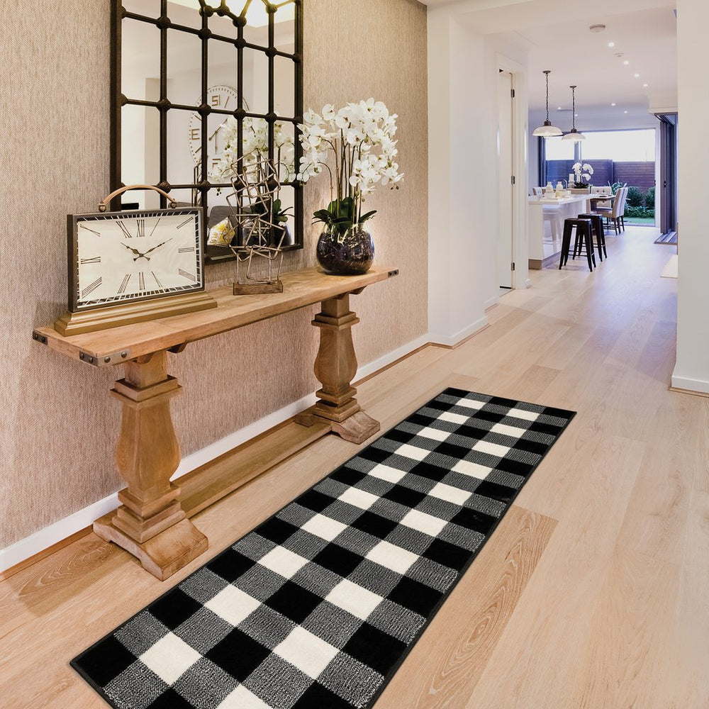 Oriental Weavers Georgia Indoor Area Rug - Stylish Power Loomed Design Perfect For Farmhouse And Modern Spaces Black,Ivory Polypropylene G678d0055230st