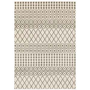 Oriental Weavers Georgia Indoor Area Rug - Modern Farmhouse Charm With Distressed Patterns For Cozy Spaces Ivory,Grey Polypropylene G717b0160220st