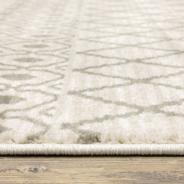 Oriental Weavers Georgia Indoor Area Rug - Modern Farmhouse Charm With Distressed Patterns For Cozy Spaces Ivory,Grey Polypropylene G717b0160220st
