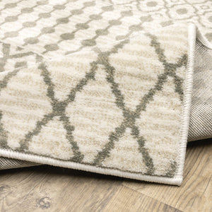 Oriental Weavers Georgia Indoor Area Rug - Modern Farmhouse Charm With Distressed Patterns For Cozy Spaces Ivory,Grey Polypropylene G717b0160220st