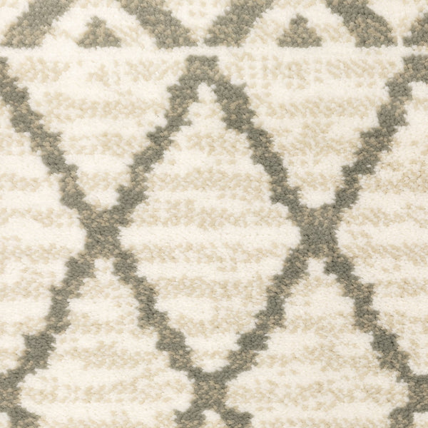 Oriental Weavers Georgia Indoor Area Rug - Modern Farmhouse Charm With Distressed Patterns For Cozy Spaces Ivory,Grey Polypropylene G717b0160220st