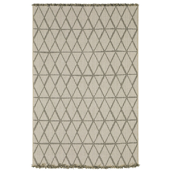 Oriental Weavers Gillian Indoor/Outdoor Area Rug - Stylish Global Patterns, Durable Performance, Easy Care Design Beige,Black Polypropylene G1331v100152st