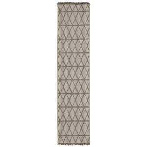 Oriental Weavers Gillian Indoor/Outdoor Area Rug - Stylish Global Patterns, Durable Performance, Easy Care Design Beige,Black Polypropylene G1331v055230st