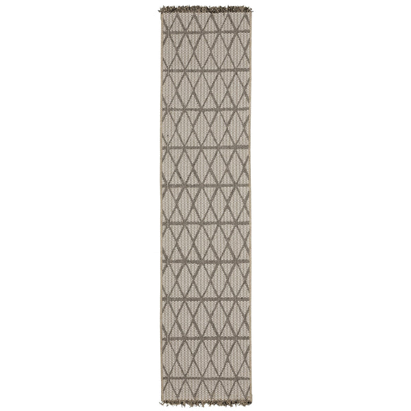 Oriental Weavers Gillian Indoor/Outdoor Area Rug - Stylish Global Patterns, Durable Performance, Easy Care Design Beige,Black Polypropylene G1331v055230st
