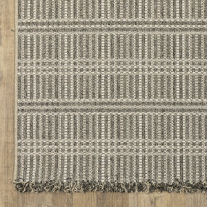 Oriental Weavers Gillian Indoor/Outdoor Area Rug - Textured Global Design For High-traffic Spaces And Easy Care Beige,Black Polypropylene G163j4160220st