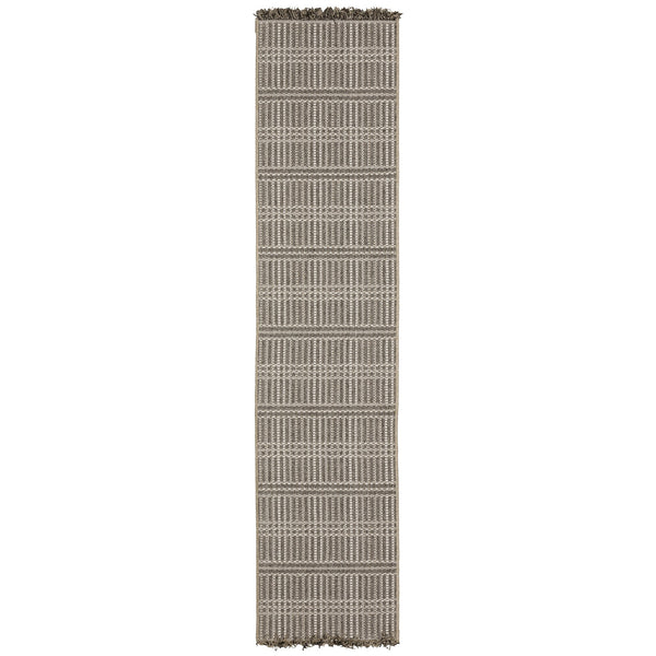 Oriental Weavers Gillian Indoor/Outdoor Area Rug - Textured Global Design For High-traffic Spaces And Easy Care Beige,Black Polypropylene G163j4055230st