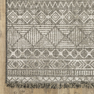 Oriental Weavers Gillian Indoor/Outdoor Area Rug - Stylish Global Design With Easy Care, Perfect For High-traffic Spaces Beige,Black Polypropylene G4925a240305st