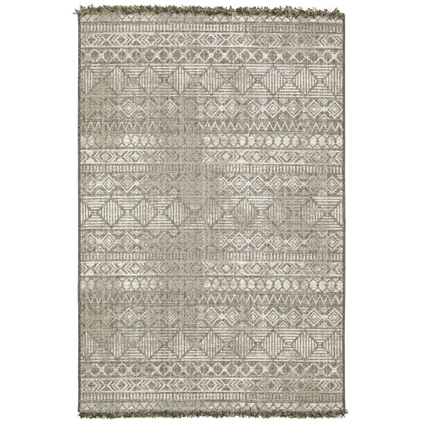 Oriental Weavers Gillian Indoor/Outdoor Area Rug - Stylish Global Design With Easy Care, Perfect For High-traffic Spaces Beige,Black Polypropylene G4925a240305st