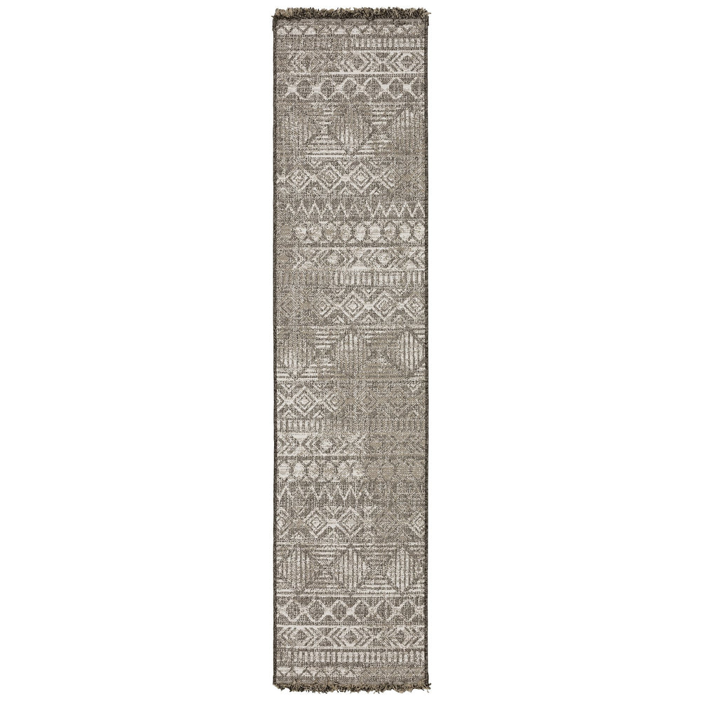 Oriental Weavers Gillian Indoor/Outdoor Area Rug - Stylish Global Design With Easy Care, Perfect For High-traffic Spaces Beige,Black Polypropylene G4925a055230st