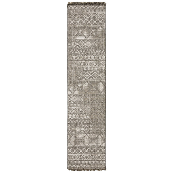Oriental Weavers Gillian Indoor/Outdoor Area Rug - Stylish Global Design With Easy Care, Perfect For High-traffic Spaces Beige,Black Polypropylene G4925a055230st