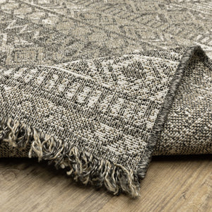 Oriental Weavers Gillian Indoor/Outdoor Area Rug - Stylish Global Design With Easy Care, Perfect For High-traffic Spaces Beige,Black Polypropylene G4925a240305st