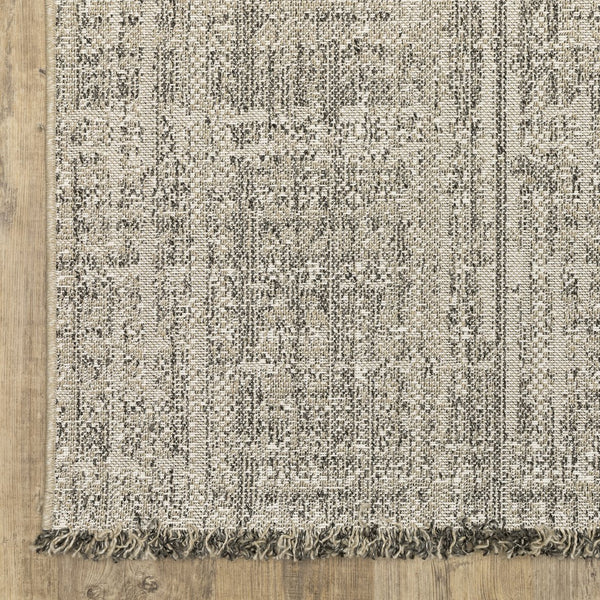 Oriental Weavers Gillian Indoor/Outdoor Area Rug - Global-inspired Design, Durable Performance For High-traffic Spaces Beige,Black Polypropylene G4928h100152st