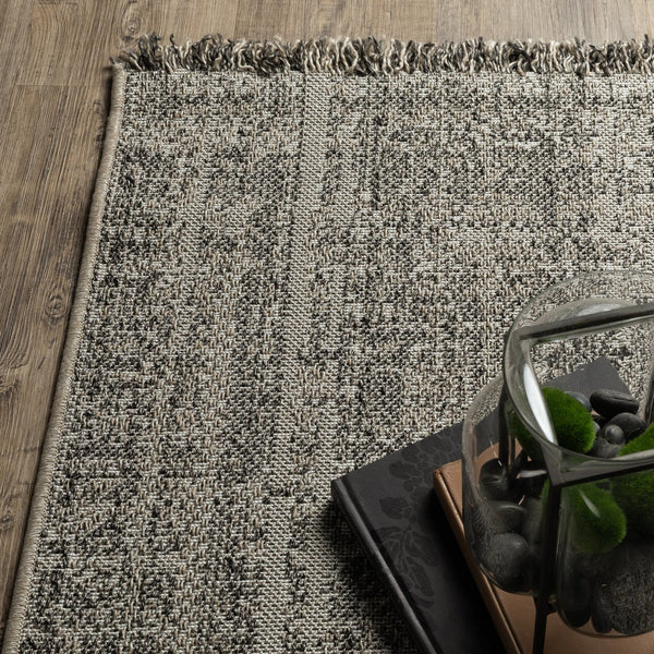 Oriental Weavers Gillian Indoor/Outdoor Area Rug - Global-inspired Design, Durable Performance For High-traffic Spaces Beige,Black Polypropylene G4928h100152st