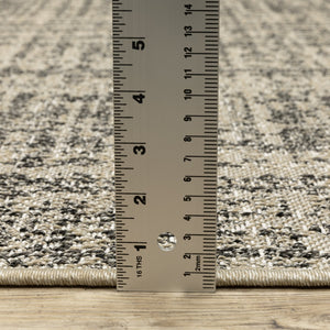 Oriental Weavers Gillian Indoor/Outdoor Area Rug - Global-inspired Design, Durable Performance For High-traffic Spaces Beige,Black Polypropylene G4928h100152st