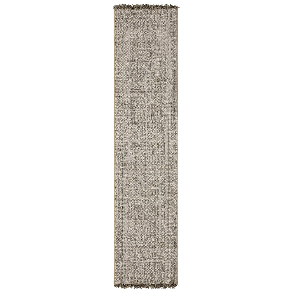 Oriental Weavers Gillian Indoor/Outdoor Area Rug - Global-inspired Design, Durable Performance For High-traffic Spaces Beige,Black Polypropylene G4928h055230st