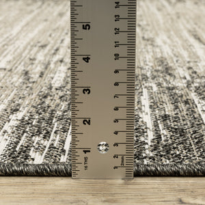 Oriental Weavers Gillian Indoor/Outdoor Area Rug – Stylish Global Design With Easy Care For High-traffic Spaces Beige,Black Polypropylene G502j4240305st