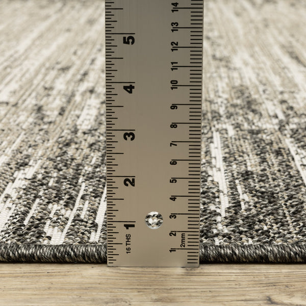 Oriental Weavers Gillian Indoor/Outdoor Area Rug – Stylish Global Design With Easy Care For High-traffic Spaces Beige,Black Polypropylene G502j4240305st