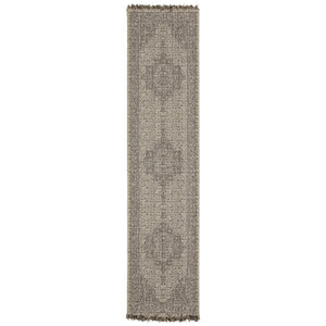 Oriental Weavers Gillian Indoor/Outdoor Area Rug - Textured Global Design In Gray And Ivory, Perfect For High-traffic Areas Beige,Black Polypropylene G5094x055230st