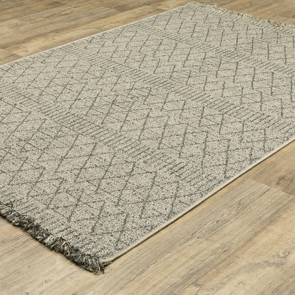 Oriental Weavers Gillian Indoor/Outdoor Area Rug - Elegant Global Patterns, Durable, Family-friendly Design For Any Space Beige,Black Polypropylene G5560j100152st