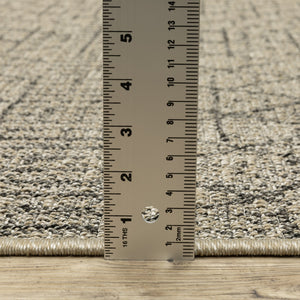 Oriental Weavers Gillian Indoor/Outdoor Area Rug - Elegant Global Patterns, Durable, Family-friendly Design For Any Space Beige,Black Polypropylene G5560j100152st