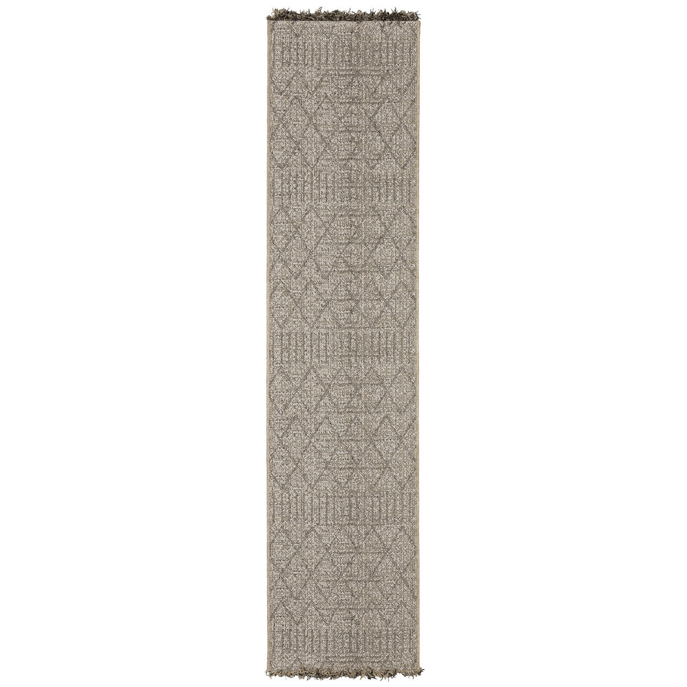 Oriental Weavers Gillian Indoor/Outdoor Area Rug - Elegant Global Patterns, Durable, Family-friendly Design For Any Space Beige,Black Polypropylene G5560j055230st