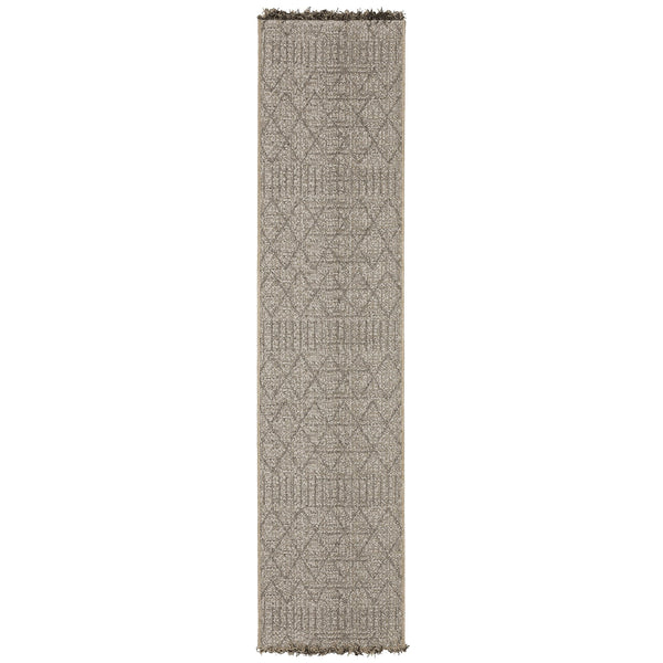 Oriental Weavers Gillian Indoor/Outdoor Area Rug - Elegant Global Patterns, Durable, Family-friendly Design For Any Space Beige,Black Polypropylene G5560j055230st