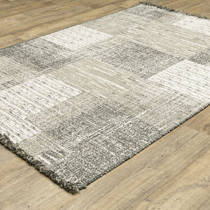 Oriental Weavers Gillian Indoor/Outdoor Area Rug - Stylish Global Design In Gray, Ivory, And Black For Your Home Beige,Black Polypropylene G081v1100152st