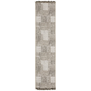 Oriental Weavers Gillian Indoor/Outdoor Area Rug - Stylish Global Design In Gray, Ivory, And Black For Your Home Beige,Black Polypropylene G081v4055230st
