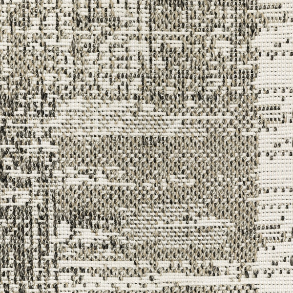 Oriental Weavers Gillian Indoor/Outdoor Area Rug - Stylish Global Design In Gray, Ivory, And Black For Your Home Beige,Black Polypropylene G081v1100152st