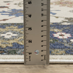 Oriental Weavers Hastings Indoor Area Rug - Stunning Global-inspired Design With Luxurious Texture For Any Room Blue,Ivory Polyester Hha01e300394st