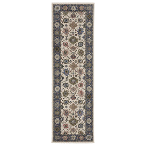 Oriental Weavers Hastings Indoor Area Rug - Stunning Global-inspired Design With Luxurious Texture For Any Room Blue,Ivory Polyester Hha01e068235st