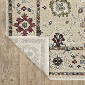 Oriental Weavers Hastings Indoor Area Rug - Stunning Global-inspired Design, Dense Texture, Elevate Your Home Décor Ivory,Multi Polyester Hha01w160235st