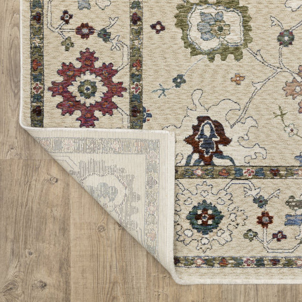 Oriental Weavers Hastings Indoor Area Rug - Stunning Global-inspired Design, Dense Texture, Elevate Your Home Décor Ivory,Multi Polyester Hha01w160235st