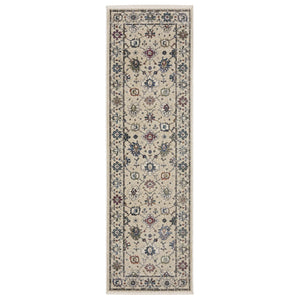 Oriental Weavers Hastings Indoor Area Rug - Stunning Global-inspired Design, Dense Texture, Elevate Your Home Décor Ivory,Multi Polyester Hha01w068235st