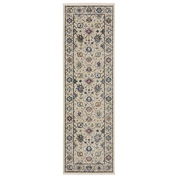 Oriental Weavers Hastings Indoor Area Rug - Stunning Global-inspired Design, Dense Texture, Elevate Your Home Décor Ivory,Multi Polyester Hha01w068235st