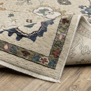 Oriental Weavers Hastings Indoor Area Rug - Stunning Global-inspired Design, Dense Texture, Elevate Your Home Décor Ivory,Multi Polyester Hha01w160235st