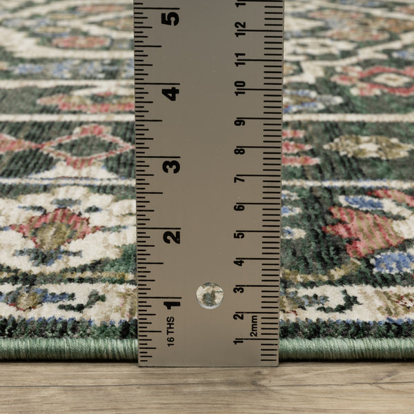 Oriental Weavers Hastings Area Rug - Stunning Globally Inspired Designs In Rich Jewel Tones For Elegant Home Decor Green,Pink Polyester Hha02b116168st