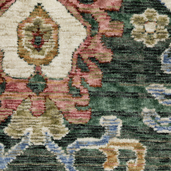 Oriental Weavers Hastings Area Rug - Stunning Globally Inspired Designs In Rich Jewel Tones For Elegant Home Decor Green,Pink Polyester Hha02b116168st