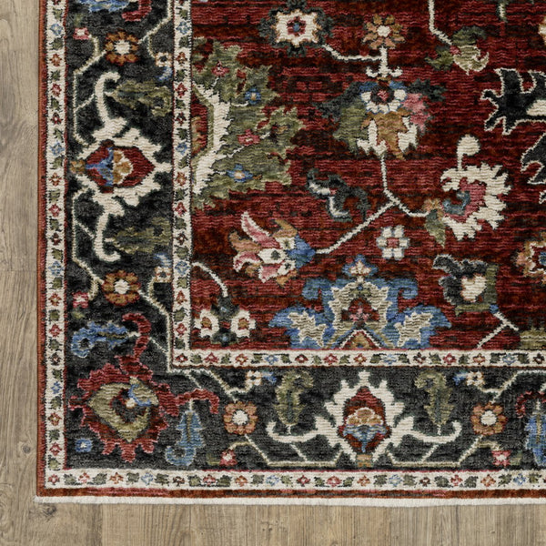 Oriental Weavers Hastings Area Rug - Globally Inspired Traditional Design With Vibrant Colors And Luxurious Texture Red,Multi Polyester Hha03v068235st