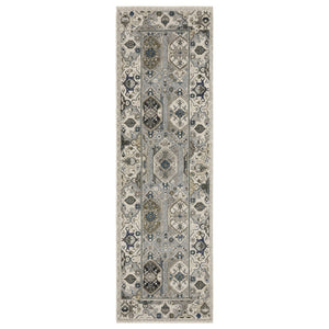 Oriental Weavers Hastings Stunning Indoor Area Rug - Globally Inspired Design With Dense Texture And Rich Colors Ivory,Blue Polyester Hha04u068235st