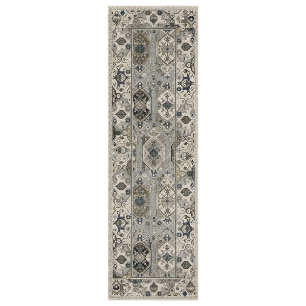 Oriental Weavers Hastings Stunning Indoor Area Rug - Globally Inspired Design With Dense Texture And Rich Colors Ivory,Blue Polyester Hha04u068235st