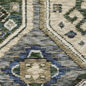 Oriental Weavers Hastings Indoor Area Rug - Stunning Globally Inspired Design With Luxurious Texture And Colorful Appeal Ivory,Blue Polyester Hha05h116168st