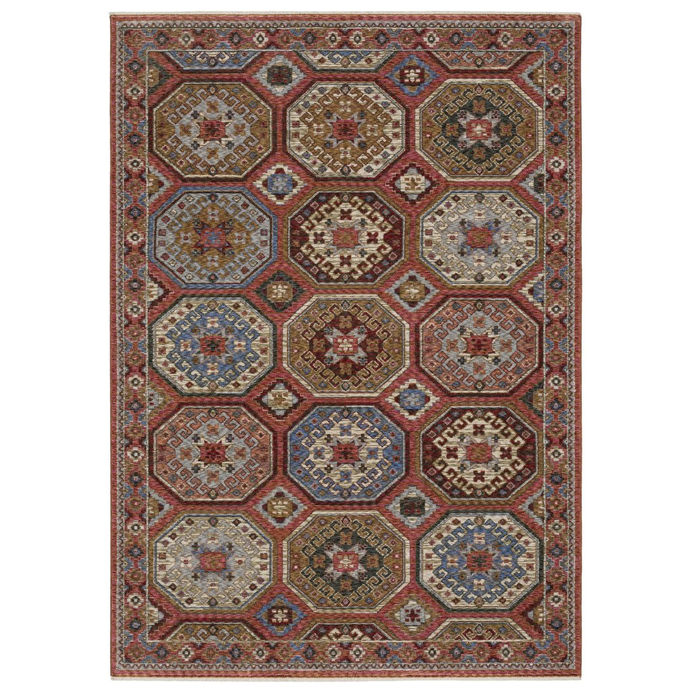 Oriental Weavers Hastings Stunning Traditional Area Rug - Luxurious Textures In Jewel Tones For Elegant Home Decor Pink,Red Polyester Hha05r116168st