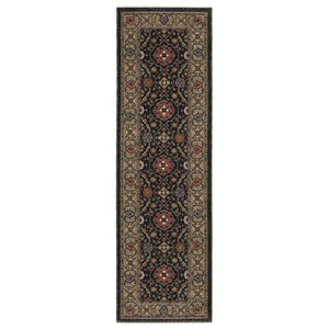 Oriental Weavers Hastings Indoor Area Rug – Stunning Globally Inspired Design With Vibrant Colors For Any Room Charcoal,Pink Polyester Hha07d068235st
