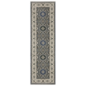 Oriental Weavers Hastings Area Rug - Stunning Traditional Design With Dense Texture, Vibrant Colors For Home Elegance Blue,Grey Polyester Hha07h068235st