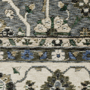 Oriental Weavers Hastings Area Rug - Stunning Traditional Design With Dense Texture, Vibrant Colors For Home Elegance Blue,Grey Polyester Hha07h160235st